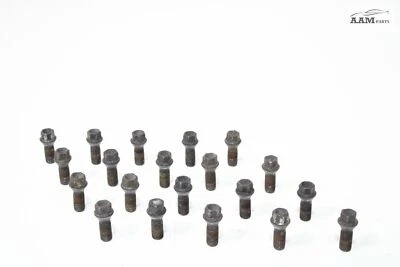 2012-2016 BMW 328I F30 FRONT & REAR WHEEL RIM LUG NUT BOLT SET OF 20 OEM - Image 1 of 4