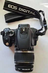CANON EOS 350 D WITH CHARGER . CARRY CASE AND MORE. FOR SPARES OR REPAIR - Picture 1 of 11