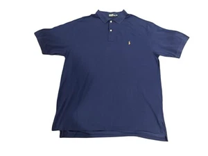 Polo Ralph Lauren Blue Polo Shirt Men’s Size 3XLT TALL - Picture 1 of 5