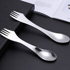 Stainless Steel Spoon Ultralight Cookware Portable for Outdoor Camping Picnic~