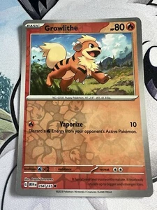 Pokemon TCG: Scarlet & Violet 151 - Reverse Holo - 058/165 - Growlithe - Picture 1 of 2
