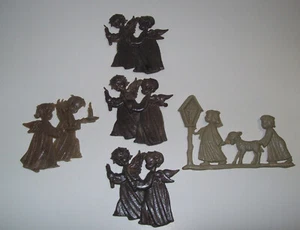 Lot of (5) Vintage ANGEL CHERUB SHEPHERD Wall Plaques, MCM Christmas Decor - Picture 1 of 11