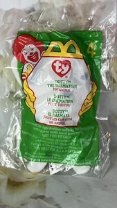 TY Dotty Dog Dalmatian Teenie Beanie Babies #4 2000 McDonald’s Happy Meal New - Picture 1 of 7