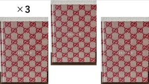 Gucci Baila Notebook Set of 3 My Gucci Book Limited June 2018 Red from Japan NEW - Picture 1 of 4