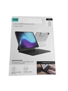 ESR iPad Pro 13 (2024) Magnetic Keyboard Case 360 Rebound Series Purple Open Box - Bild 1 von 18