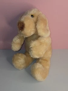 Vintage Le Mutt Puppy Dog Plush Stuffed Animal 14" Yellow Eye Off Brand? - Picture 1 of 12
