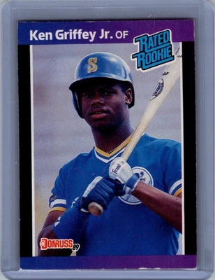 1989 Donruss - Rated Rookie Ken Griffey Jr #33 *Denotes Next to PERFORMANCE (RC) - Image 1 of 2