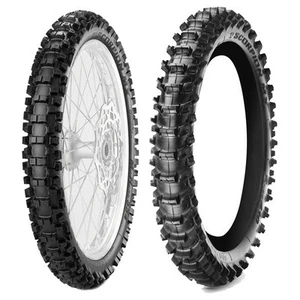 PAAR MOTORRADREIFEN PIRELLI 90/100-21 MX32 MID H + 80/100-12 MX S - Bild 1 von 6