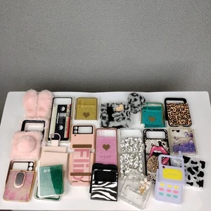 Lot de 18 étuis Samsung Galaxy Z Flip 4 pour femmes, filles, femmes - Photo 1 sur 13