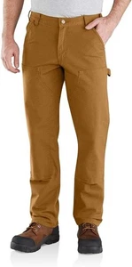 Carhartt Men's Rugged Flex Relaxed-Fit Duck Double-Front Pants, Size 42 x 34 - Picture 1 of 4