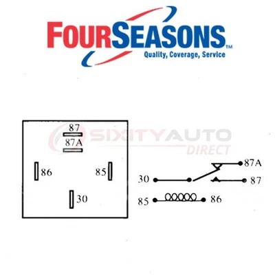 Four Seasons HVAC Blower Motor Relay for 1988-1994 Buick LeSabre 3.8L 5.0L xf Foto 1 de 4