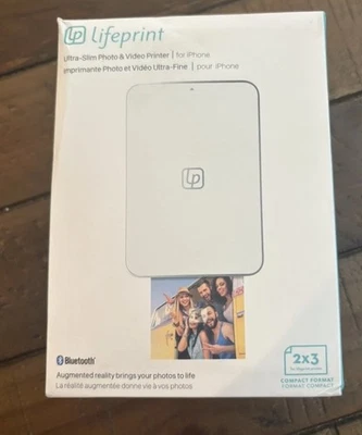 Lifeprint Ultra slim Photo and Video Printer iPhone - New - Hyperphoto Embedded - Image 1 of 3