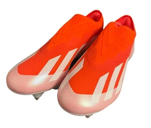 Adidas X Crazyfast Elite S Soccer Cleats Bright Citrus Red Men's Size 9 - Picture 1 of 6