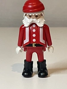 Vintage Playmobil Santa Claus Figure with Cap Christmas Winter Holiday W/ Boots - Picture 1 of 5