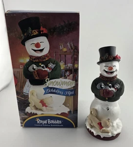 Royal Bobbles - Snowman with Bobbling Hips NEW 2017 Limited Edition - Picture 1 of 4