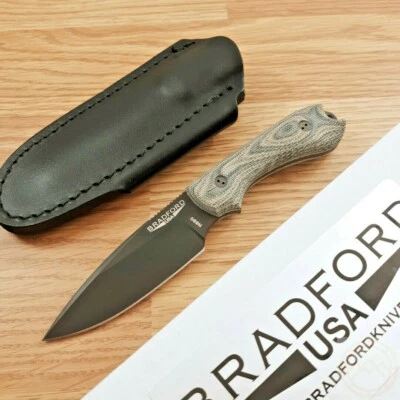 Bradford Knives Guardian Fixed Knife 3.5" N690 Steel Full Tang Blade G10 Handle