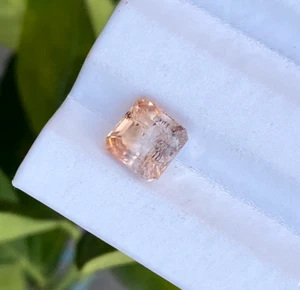 3.50 carat natural cut Brown topaz cushion shape loose gemstone from Pakistan - Picture 1 of 5