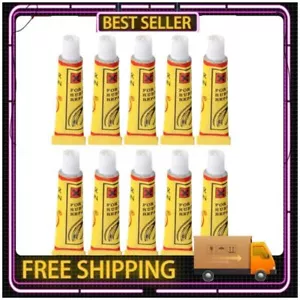 10PCS Bike Tyre Inner Tube Puncture Repair Rubber Cement Bicycle Tire Patch Glue - Picture 1 of 4