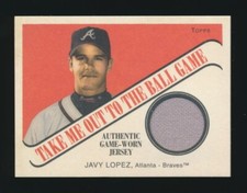 2004 Topps CRACKER JACK "Take Me Out To Ballgame" -JAVY LOPEZ (Braves)