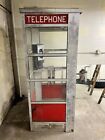 Classic Aluminum / Vintage Phone Booth with Pay Phone