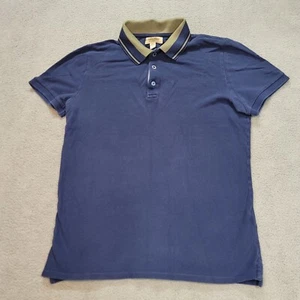 Burberry London Juniors Polo Shirt Large Blue Short Sleeve 100% Cotton *Read - Picture 1 of 13