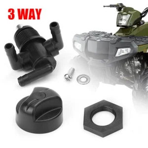 Válvula de combustible Petcock 3 vías y perilla tuerca para Polaris Sportsman 335 400 500 7052161 EE. UU. - Imagen 1 de 12