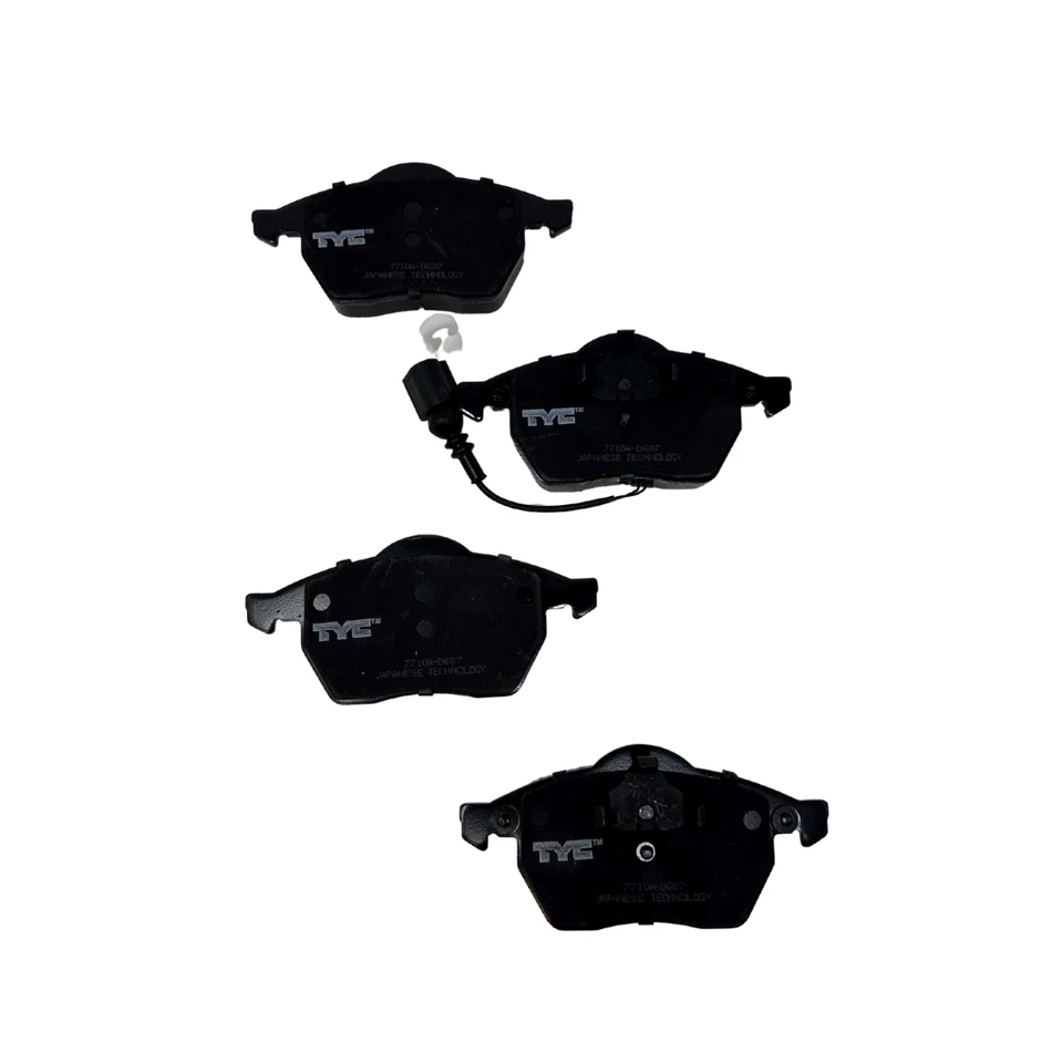 Передние тормозные колодки для Volkswagen Golf 2000-2006 годов выпуска с полуметаллическими прокладками - Изображение 1 из 1