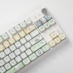 Cute Pochacco Theme Keycaps PBT MOA Height For Cherry MX keyboard - Picture 1 of 6