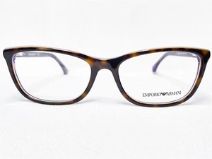 NEW Emporio Armani EA3052 5353 Womens Havana/Violet Eyeglasses Frames 54/16~140 - Picture 1 of 6