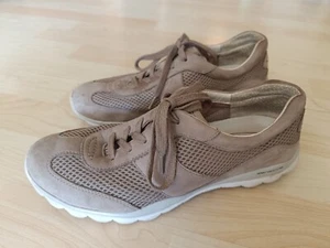 Gabor rollingsoft sensitive Sneaker beige Leder/Mesh, Gr. 5 1/2, Sohle herausn. - Bild 1 von 5