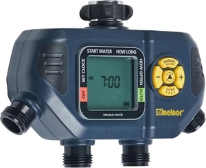 Melnor 65140AMZ 4 Zone Digital Timer, Black, Yellow - Picture 1 of 8