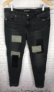 Pantalones de mezclilla para mujer Abercrombie & Fitch súper ajustados talla 31 grises AAQ - Imagen 1 de 12