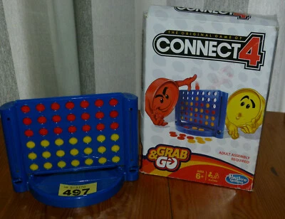TRAVEL GAME : Connect 4 Complete 4 in a row childrens fun  Stocking FILLER - Image 1 of 3