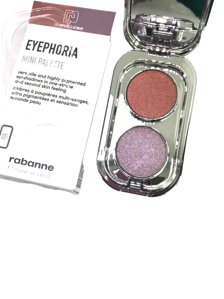 Rabanne Beauty Eyephoria Mini Eyeshadow Duo Les Opposes S’Attirent New In Box - Image 1 of 1
