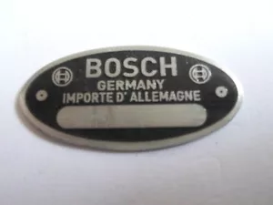Typenschild Schild Bosch Hupe Verteiler Pumpe s79 - Bild 1 von 1