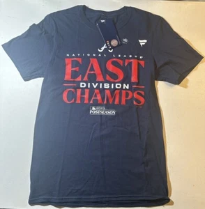 Men's Fanatics Atlanta Braves 2023 NL East Champions T-Shirt Small - Picture 1 of 2