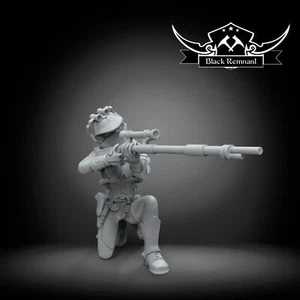 Zam Wesell - Bounty huntress - BLACK REMNANT | Legion compatible - 3D printed - Picture 1 of 1