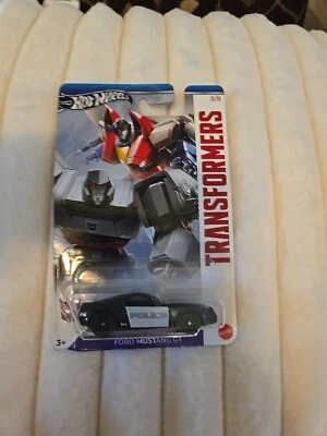Hot Wheels Transformers Barricade Ford Mustang GT Police New In Pack In Stock - Image 1 of 4