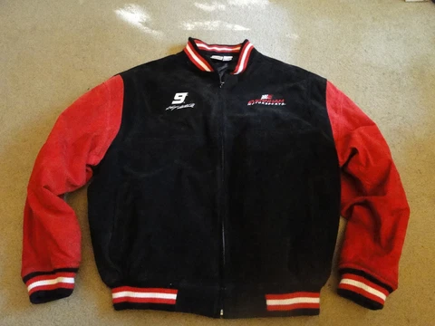EVERHAM DODGE RACING JACKET BY WINNERS CIRCLE MEN'S XLARGE SUEDE ,LINED JACKET Cover
