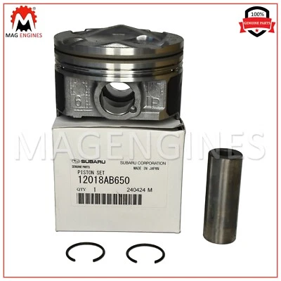 12018-AB650 SUBARU GENUINE OEM PISTON SET-LH (STD A) FA20 2.0L FOR FORESTER WRX - Image 1 of 4