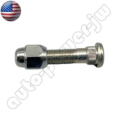 NUEVO buje de perno de rueda 12x1,25 + tuerca cromada apto para Subaru Impreza 2005-2019 Foto 1 de 4