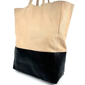 CELINE Tote Bag Cabas Leather Japan Auth - Picture 1 of 24