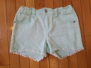 Girls Imperial Star Mint Shorts w/ Lace Trim Size 14 - Picture 1 of 2