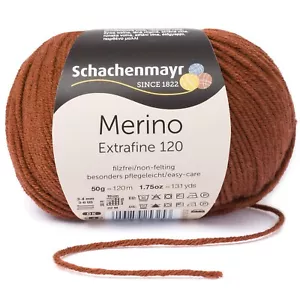 MERINO EXTRAFINE 120 von Schachenmayr - KUPFER (00107) - 50 g / ca. 120 m Wolle - Bild 1 von 6
