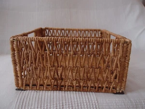 Rattankorb, IKEA, 32 x 32,5 cm, passend f. KALLAX Regal, sehr stabile Ausführung - Bild 1 von 9