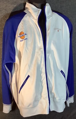 CHAQUETA DE ENTRENADOR EN JEFE T249 REEBOK CLASSICS XL AZUL BLANCO FLORIDA 1X PARA HOMBRE BEARCATS Foto 1 de 4