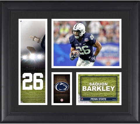 Saquon Barkley Penn State Nittany Lions Framed 15 Cover