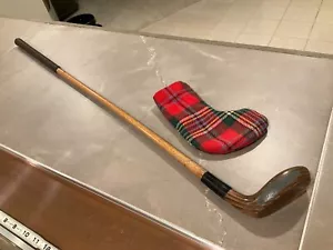 Tom Auchterlonie St. Andrews All wood W/ cover Nice shape RARE Golf Club putter - Picture 1 of 16