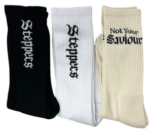 Kendrick Lamar Oklama 3 Pack Crew Socks The Big Steppers 2022 Tour - Picture 1 of 5