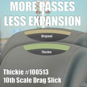 Raw Speed Thickies Rear No Prep Drag Racing Tires Clay White Compound 100513CB - Picture 1 of 2